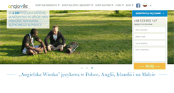 Desktop Screenshot of angloville.pl