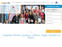 Tablet Screenshot of angloville.pl
